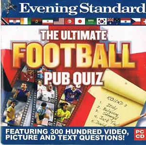 ULTIMATE FOOTBALL PUB QUIZ: PC/MAC – PROMO CD-ROM VIDEO GAME - 300 QUESTIONS - Picture 1 of 2