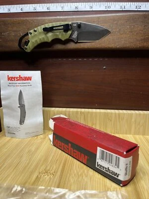 Cuchillo Plegable Kershaw 8750TOLBW Shuffle II 6.3" Hoja 2.6" Oliva Carpeta de Bolsillo Foto 1 de 3