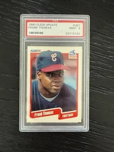 1990 Fleer Update #U87 White Sox Frank Thomas ROOKIE PSA 9 - Picture 1 of 2