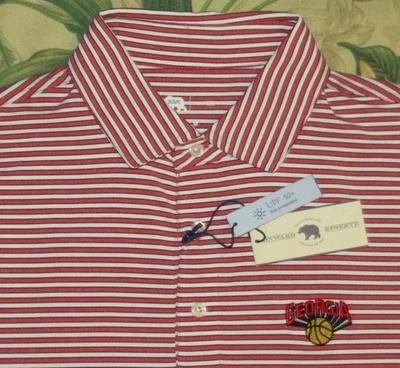 ONWARD RESERVE Performance Georgia Bulldogs Basketball Polo Shirt Medium NWT - Image 1 of 3