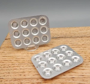 Vintage T&E Brownawell Baking Muffin Pans Artisan Dollhouse Miniature 1:12 - Picture 1 of 9