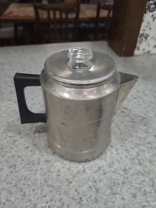 Vintag Comet The Popular Aluminum Coffee Pot For Camping Made USA Check Pictures - Picture 1 of 15