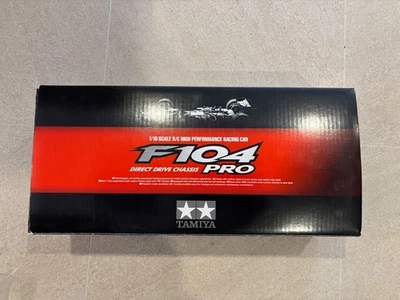 Tamiya 1/10 Scale RC F104 PRO Formula Car Kit Unassembled 2WD 2009 with Box USED - Image 1 of 4