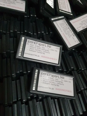 50 Stück E-Paper Preisschilder 2.66" 296x152 BWR Geflasht  - Bild 1 von 3