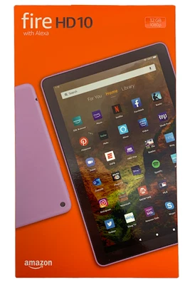 Amazon Fire HD10 (11th Gen) 10.1in 1080p 32gb Wifi Tablet Lavender - Image 1 of 3
