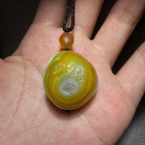 ๐๐ฅ๐Rare China Inner Mongolia Gobi Eye Banded Agate Specimen Pendant - Picture 1 of 10