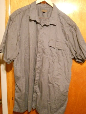 Nice Gray Short Sleeve Men's Dress Shirt - Image 1 of 4