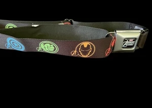 Buckle Down Seatbelt Belt Avengers Iron Man Capitan America Thor Incredible Hulk - Picture 1 of 5