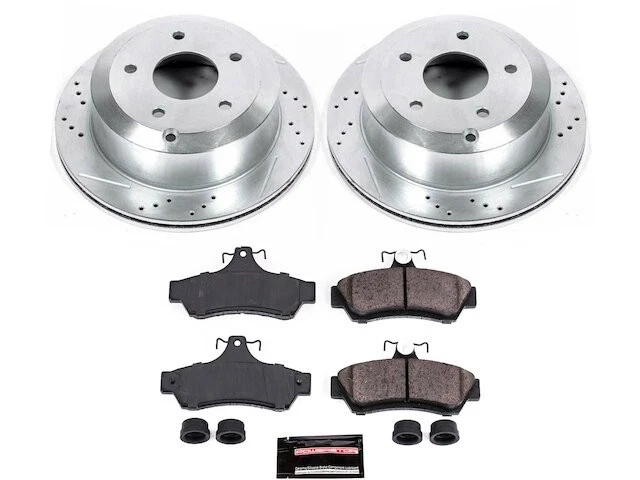 Rear Brake Pad and Rotor Kit Power Stop 67VMTG98 for Pontiac GTO 2006 2005 - Image 1 of 1
