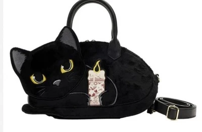 Bolso Bandolera Loungefly Hocus Pocus Cartera Binx Gato Vela Disney Nuevo con Etiquetas Foto 1 de 4