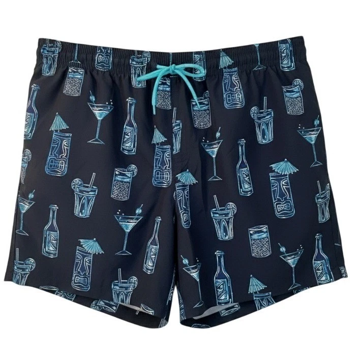 Caribbean Roundtree & Yorke Hombre Grande Bañador Pantalones Cortos 2XB Bebida Tropical Foto 1 de 4