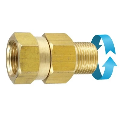 Drehgelenk Drehkupplung für Hochdruckreiniger Schlauch Pistole 3/8" Messing