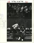 1984 Press Photo Art Cedotal, Coach at Chalmette High School with Others