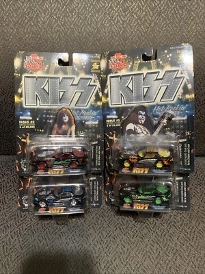 Lote 4 1999 Kiss Racing Champions Hot Rockin Acero 1:64 Dodge Viper Edición #1-4 Foto 1 de 4