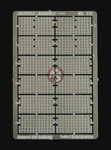 Royal Model 1/35 Schurzen with Zimmerit (Armored Skirt) Panther A Early/Late 315 - Bild 1 von 1