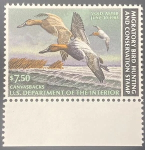 RW49 1982 $7.50 PSE Certified Superb 98 Mint OGnh Multicolored - Picture 1 of 4