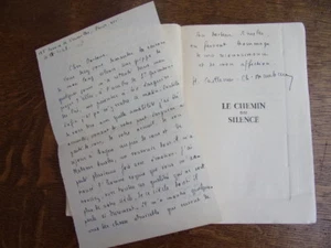Envoi Autographe + LAS. Charles Mauban LE CHEMIN DU SILENCE 1947 - Bild 1 von 8