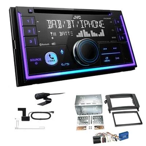 JVC 2-DIN MP3 Autoradio Bluetooth DAB+ für Mercedes Benz A-Klasse inkl Canbus - Bild 1 von 6