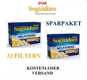 KAMILLE SOGNI D'ORO PLUS STAR INFUSION KRÄUTERTEE DER AUTO SCHLAF MIT MELAT. 32F - Bild 1 von 8