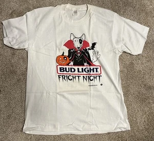 Vintage 80er 1988 Spuds MacKenzie Bud leichtes Bier Fright Night T-Shirt extra groß - Bild 1 von 10
