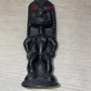 Vintage Schwarz Hawaiian Lava Flaschenöffner CoCo Joes Hawaii Tiki Totem Barware - Bild 1 von 5