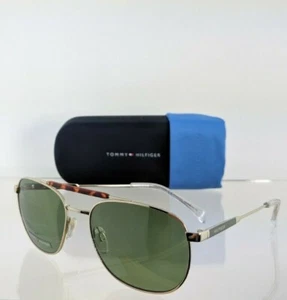 Brand New Authentic Tommy Hilfiger Sunglasses TH 1308/S Z66DJ Gold 1308 57mm - Picture 1 of 5