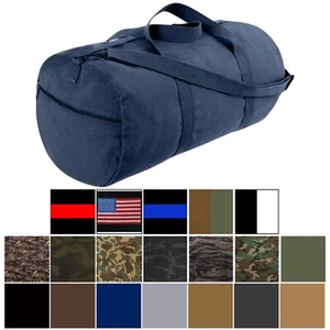 Rothco Canvas Shoulder Duffle Bag Military Canvas Gym Bag Tactical Carry Duffel - Picture 1 of 43