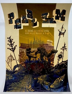 Poster Pearl Jam New Orleans Jazz Fest 2025 serigrafia ufficiale variante AP X/100 - Foto 1 di 15