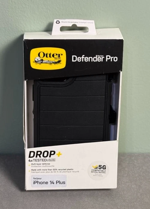 Funda OTTERBOX Defender Pro Series para iPhone 14 Plus - Negra Foto 1 de 1