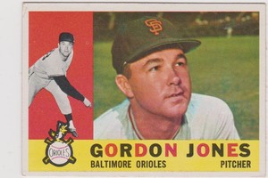 1960  TOPPS  GORDON  JONES