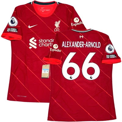 2021/22 Liverpool Authentic Home Jersey #66 Alexander-Arnold Medium Vapor EPL - Image 1 of 4