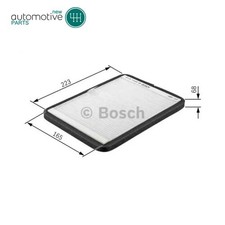 Interior Cabin Filter BOSCH 1 987 432 153 For AC ACECA, COBRA, ME, ALFA ROMEO
