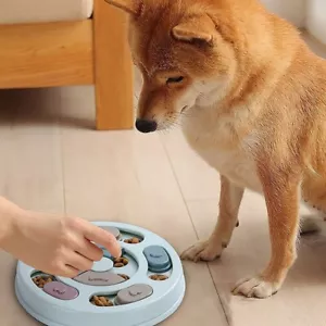 Pet Feeder Dog Educational Toys Increase Puppy Intellectual Food Dispenser. - Picture 1 of 13
