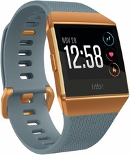 Fitbit Ionic Health Gesundheits & Fitness Smartwatch Schieferblau Kupferfarben