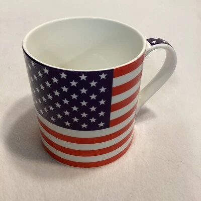 Caneca de café/chá Home Essentials bandeira americana porcelana listra estrela patriótica - Imagem 1 de 4