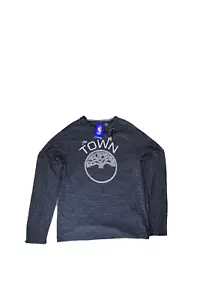 GOLDEN STATE WARRIORS ""THE TOWN"" DA UOMO GRIGIO/BIANCO MANICA LUNGA - Foto 1 di 1