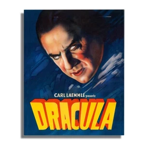 Horror Movie Dracula Movie Poster Design Monster 16x20 Aluminum Wall Art - Bild 1 von 4