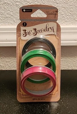 Anéis para frascos de metal para joias - Imagem 1 de 2