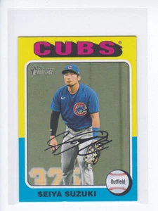 2024 Topps Heritage Mini #472 SEIYA SUZUKI Chicago Cubs MINI - Picture 1 of 3