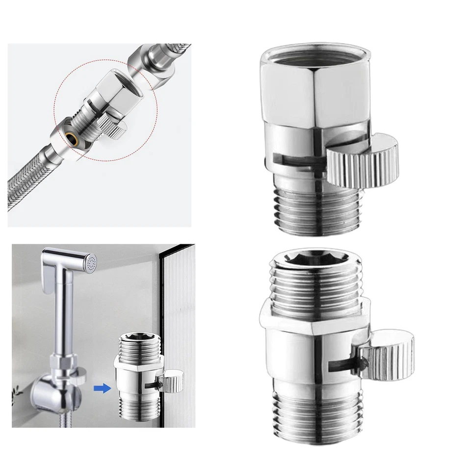 Shower Flow Control Valve,Bathroom Basin Faucet Valve for Handheld Shower - Image 1 of 1
