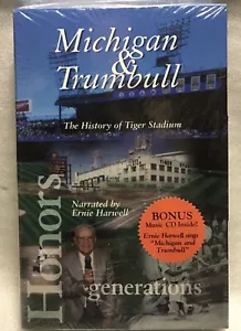 Michigan & Trumbull: History of Tiger Stadium Detroit Tigers (VHS/CD, 1999) NEW - Picture 1 of 3