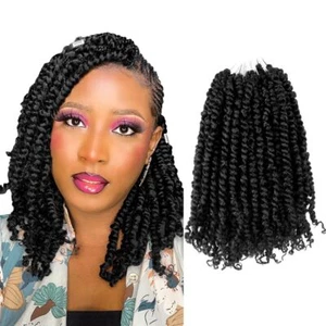 The Crochet Passion Twist Hair Pretwisted 12 Inch Short Pre-looped Passion Tw... - Picture 1 of 6