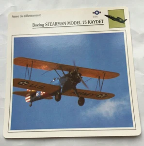 Aereo Militare Aereo da Addestramento Boeing STEARMAN MODEL 75 KAYDET - Picture 1 of 1