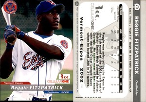 Reggie Fitzpatrick 2002 Grandstand Vermont Expos #NNO Card *AutographDen*