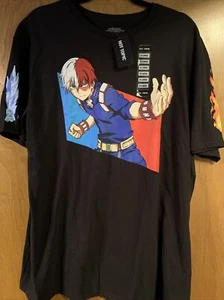 My Hero Academia Shoto Todoroki Fire & Ice T-Shirt Herren XL - Bild 1 von 1
