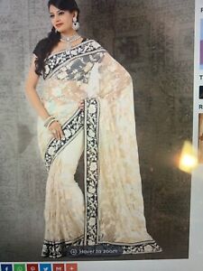 Saree with stitched blouse