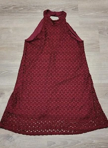 Vestido de encaje Audrey 3+1 para mujer borgoña cuello cerradura ver fotos para tallar - Imagen 1 de 12