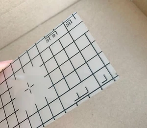 6x12 Ground Glass Focusing Screen with Grid for Linhof Horseman Camera Accessory - Picture 1 of 5