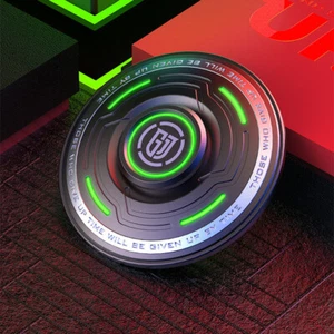 Metal Luminous UFO Hand Spinner Creative EDC Fingertip Gyro Adult Antistress Toy - Picture 1 of 12