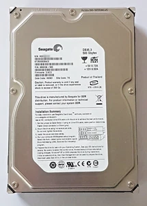 500 GB Ide Seagate DB35 ST3500830ACE P-Ata 7200rpm 8MB HDD 3.5 " Internal HDD - Picture 1 of 1